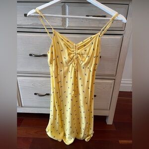 PacSun LA Hearts yellow sundress (worn once)